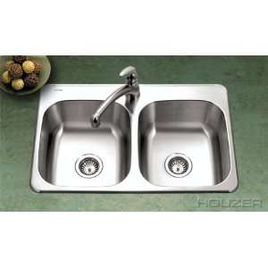 Houzer Kitchen Sinks 3120 8BS Houzer Canadian Series Stainless Steel 