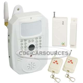 Home Security SMS MMS DVR Burglar Wireless PIR Camera Alarm System 