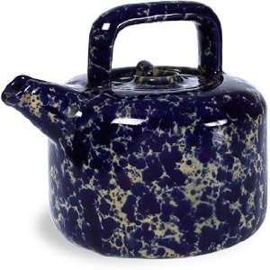  Bennington Potters Blue Agate Large Teapot: Kitchen 