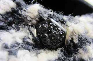 1K Chanel 11A Black White Knit Fringe Tweed 38 Long Dress NWT 2011A 
