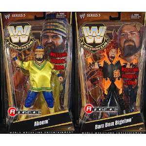   AKEEM & BAM BAM BIGELOW WWE Toy Wrestling Action Figures Toys & Games
