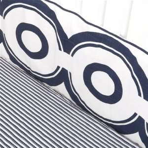  Oilo Studio Wheels Motif Cobalt Extra Fitted Crib Sheet 