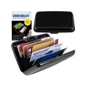 Trademark Home 82 9216 Aluminum Credit Card Wallet RFID Blocking Case 