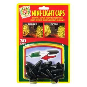    30 Pack Mini Light Black Out Caps   HLS 93100