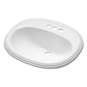    CorStone Williston White Topmount Bath Sink 93400