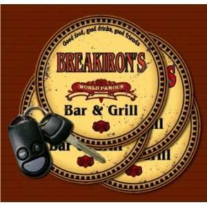  BREAKIRONS Family Name Bar & Grill Coasters: Kitchen 