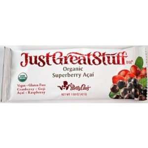 Betty Lous Just Great Stuff Superberry Acai bar Case Pack 24  