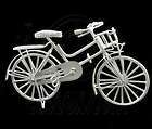 White Wire Vintage Cycling Bicycle Bike 112 Dolls House Dollhouse 