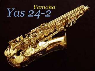 Used YAMAHA YAS 24II Alto Saxophone and Case Set sax YAS 24 2 made in 