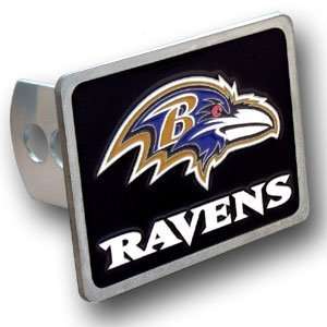  Ravens Large Zinc Trailer Hitch Cover   NFL Football Fan Shop 