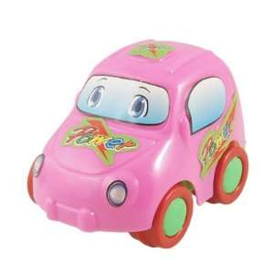   Red Green Wheels Magenta Cartoon Car Toy for Children Toys & Games