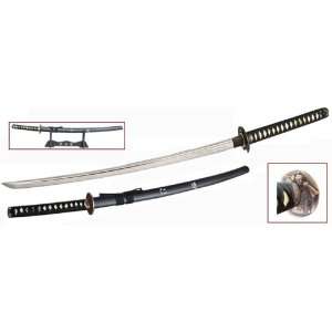  41 Japanese Samurai Sword with Stand Sharp Blade Full 