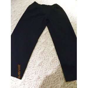  Talbot Black Wool Pants Size 14p 