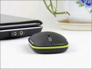 Mini USB Wireless Optical Mouse 2.4GHz Ultra thin Slim Blue ray Mice 