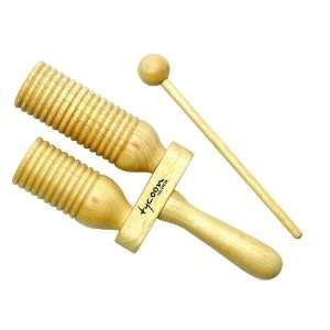  Tycoon Percussion Two Tone Wood Block Musical Instruments