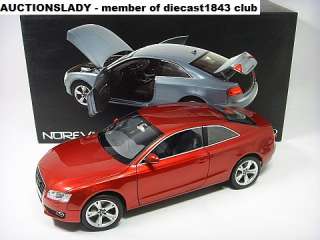18 Norev Audi A5 Coupe Quattro 2010 Red Rot Rouge NIB  