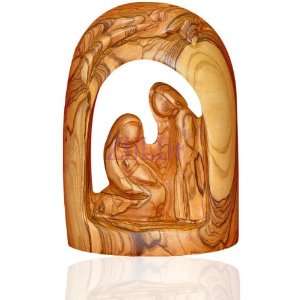  Faceless Olive Wood Nativity Scene 