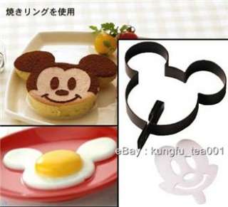 Mickey Mouse Pancake Fry Egg Mold / Mould + Stencil NEW  