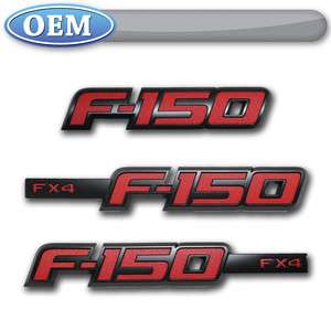 2009 2012 NEW OEM Ford F 150 FX4 Sport Appearance Package Emblem Set 