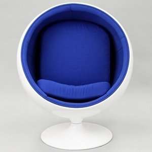  Eero Aarnio Style KIDS Ball Chair in Blue: Home & Kitchen
