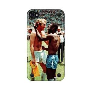  Pelé & Bobby Moore Style iPhone 4S Case Cell Phones 
