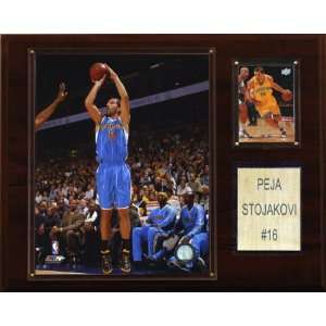 NBA Peja Stojakovic New Orleans Hornets Player Plaque:  