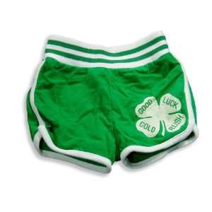 Gold Rush Outfitters   Infant Girls Gym Short, Green, White (Size 18 