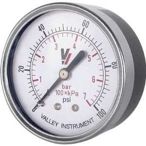  Valley Instrument Grade B Back Mount 2in. Dry Gauge   0 