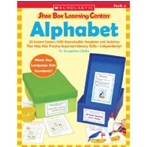  Alphabet Shoe Box Learning Center: Toys & Games