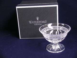 Waterford Crystal Bolton Dot Footed Compote  NIB  