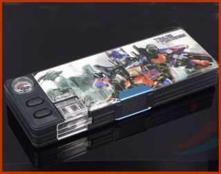 Black Transformers Magnetic Pencil Box with Sharpener  