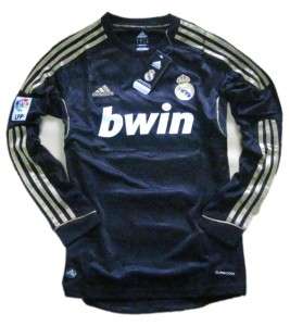 2011 12 Real Madrid Football Club Away Long Sleeve Soccer Jersey 
