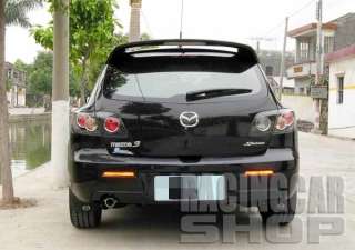 PAINTED MAZDA 3 HATCHBACK SP23 STYLE SPOILER LED  