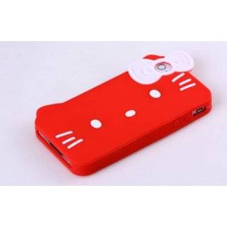 iPhone 4G/4S Hello Kitty Style Big Face Shape Series Bow Tie Style 