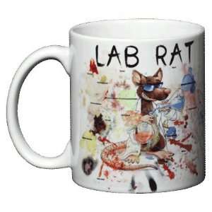  Lab Rat 11 Oz. Ceramic Coffee Mug: Kitchen & Dining