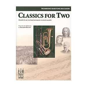    Classics for Two, Trombone/Baritone/Bassoon (0674398219292) Books