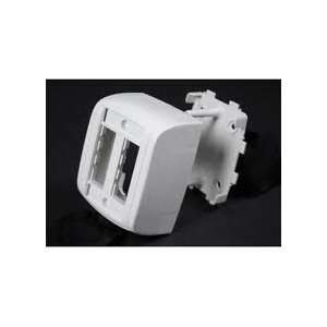  Wiremold Two Series Bezel Box, Fog White PBB2S2FW 