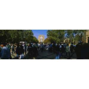  People at a University Campus, University of Notre Dame, South Bend 