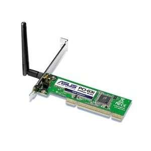 Asus Network Card PCI G31 54Mbps 802.11b/G Wireless PCI Adapter Retail 