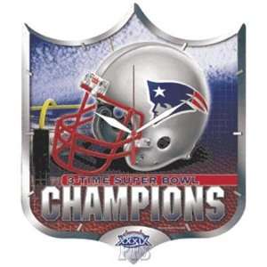   Bowl 39 Champions High Definition Clock Plaque