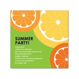  Party Invitations   Summer Citrus By Hello Little One For 