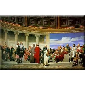 Hemicycle of the Ecole des BeauxArts 30x19 Streched Canvas Art by 