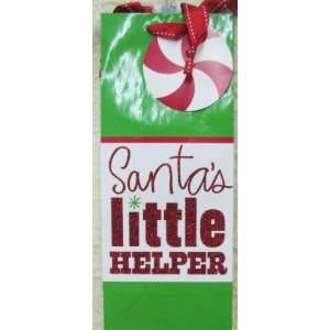   Christmas XGB8858 Santas Little Helper Wine Gift Bag: Everything Else