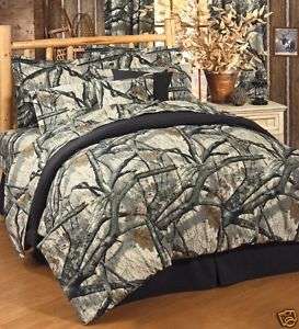 King 8PC Mossy Oak TreeStand Bed Set Camoflauge Camo  