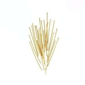  1 Gold Plated 24 Gauge headpin: Arts, Crafts & Sewing