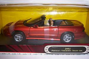 2002 Pontiac Firebird Trans AM. Die Cast car. 118 scale Road 