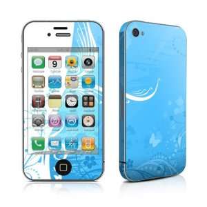 Blue Crush Design Protective Skin Decal Sticker for Apple iPhone 4 