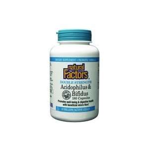 Natural Factors   Acidophilus & Bifidus with Goat Milk Double Strength 