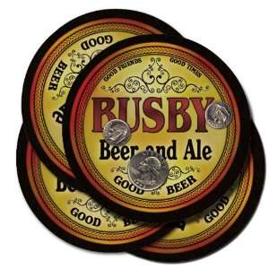  BUSBY Family Name Brand Beer & Ale Coasters Everything 