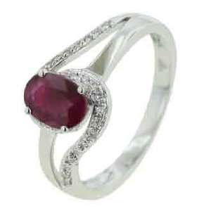  Ruby Diamond Ring: Jewelry